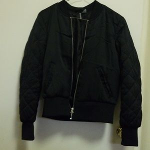 Black Bomber Jacket